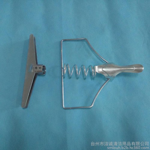 洁诚拖把配件弹簧夹头金属铁质弹簧式拖把夹铁夹头船用拖把棉纱夹174275 174276 174277图4
