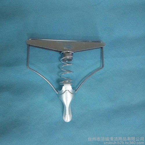 洁诚拖把配件弹簧夹头金属铁质弹簧式拖把夹铁夹头船用拖把棉纱夹174275 174276 174277图2