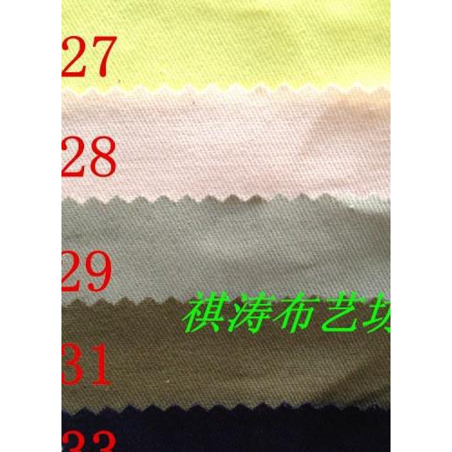 108*56/16*12斜纹磨毛全棉布 纯棉纱卡面料风衣帽子布料 全工艺活性环保长车染色 布面轻磨毛纱卡图7