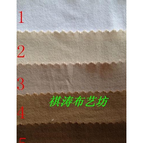 108*56/16*12斜纹磨毛全棉布 纯棉纱卡面料风衣帽子布料 全工艺活性环保长车染色 布面轻磨毛纱卡图3