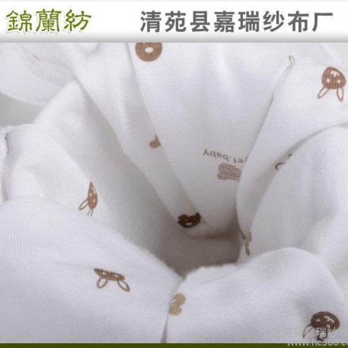 锦兰纺精梳全棉纱布婴儿装童装 纯棉 婴幼儿服装图3