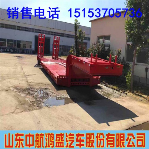 江西装载50-60吨低平板半挂车 市场报价图5
