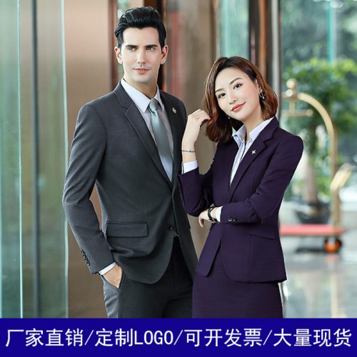 虎派男女职业装定制 企业西服定做 男士商务西服批发 西装批发工厂 男高定西装套装来图定做 婚礼伴郎西装定制图3