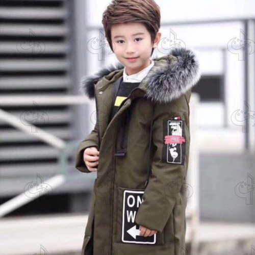 2019新款秋冬季男女快乐羽琪品牌折扣童装羽绒服图3
