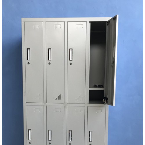 恒富家具_铁皮更衣柜_铁皮衣柜_价格合理工厂员工鞋柜宿舍六门铁皮更衣柜浴室带锁储物柜四门换衣柜子图3