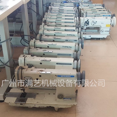 二手三同步DU车家具沙发皮革厚料专用综合送料工业缝纫机缝纫设备图1