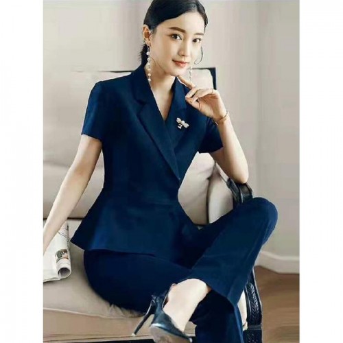 创新服装 女士小西装套装 天津职业装定制厂家 现货供应图4