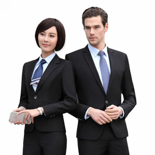 女职业装商务正装批发 西装生产批发厂商 西服订做 休闲西装定制 男女款西服套装批发厂家 虎湃修身西装订做图4