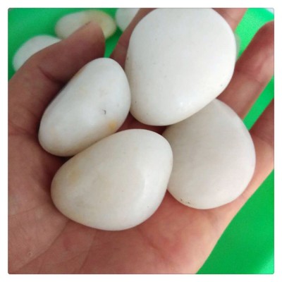 辰洋供应白石子 陕西装饰用雨花石 园艺白石子