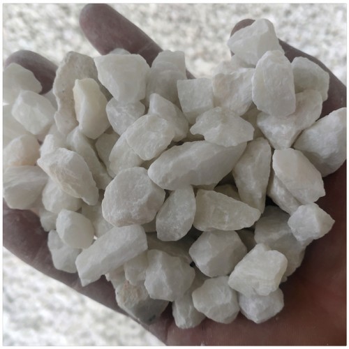 辰洋批发白石子 山西装饰造景用染色石子 白色石子批发