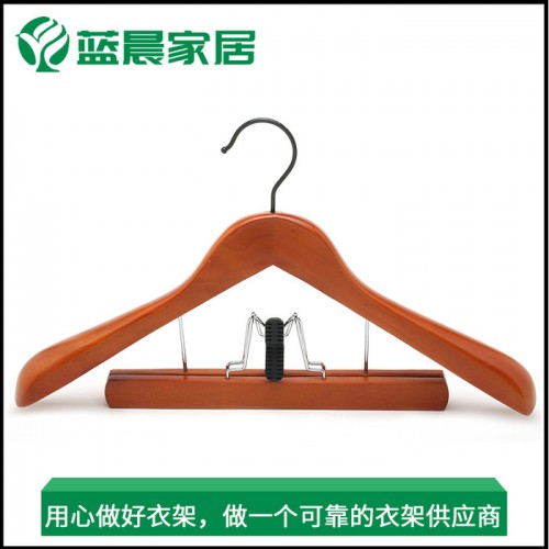 ****推荐 服装店大衣架 豪华实木西装衣架图5
