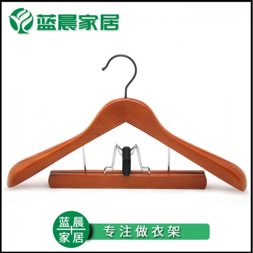 ****推荐 服装店大衣架 豪华实木西装衣架图2