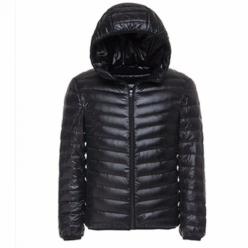 轻薄羽绒服男款连帽大码休闲白鸭绒羽绒服定制加工图3