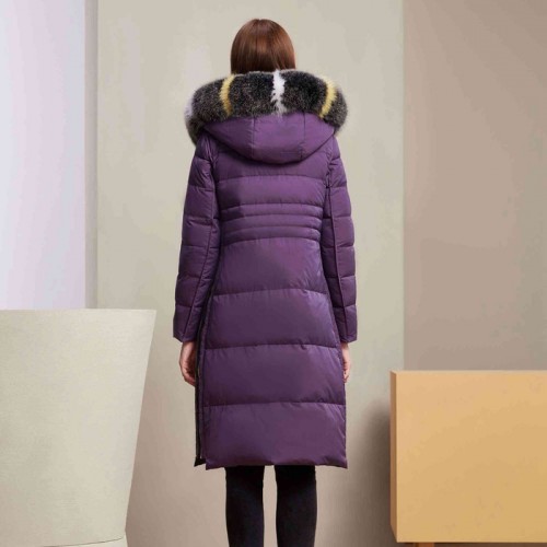 广州纳瑞希双面穿品牌羽绒服折扣女装尾货走份图3