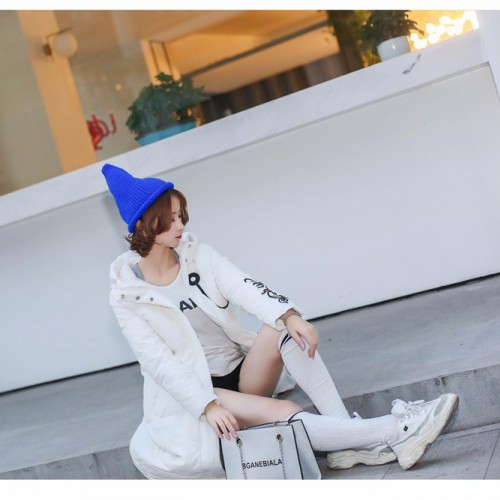 羽绒服2018秋冬中长款韩版修身气质宽松大码外套女图3