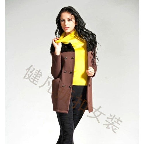 女式棉衣大衣外套羽绒服批发品牌女装货源图2