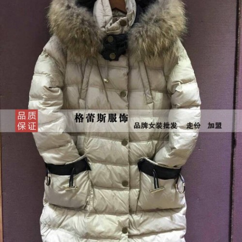 折扣女装代卖，品牌女装代卖，专柜女装批发 全年退换女式羽绒服图5