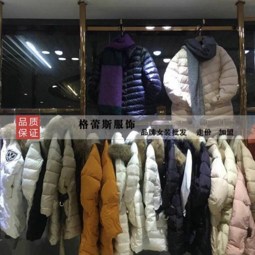 折扣女装代卖，品牌女装代卖，专柜女装批发 全年退换女式羽绒服图2