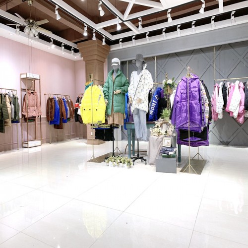 女装品牌折扣尚映羽绒服2020冬装批发走份图7