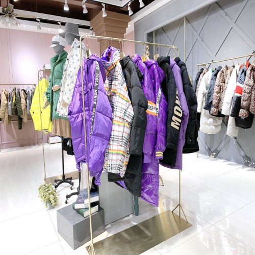 女装品牌折扣尚映羽绒服2020冬装批发走份图8