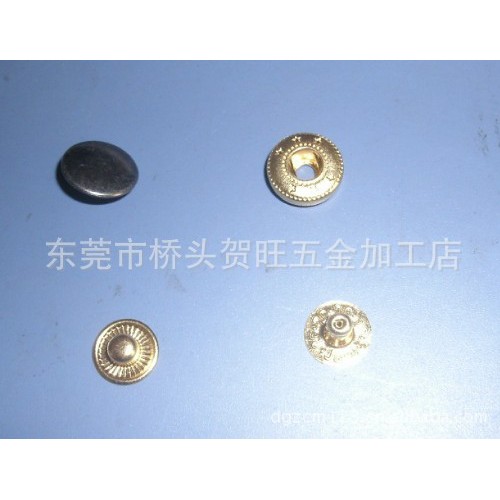 服装行业羽绒服上用的四合扣急钮图2