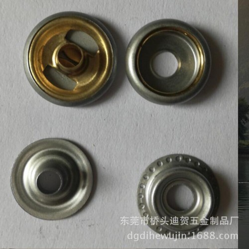 服装行业羽绒服上用的四合扣急钮图3
