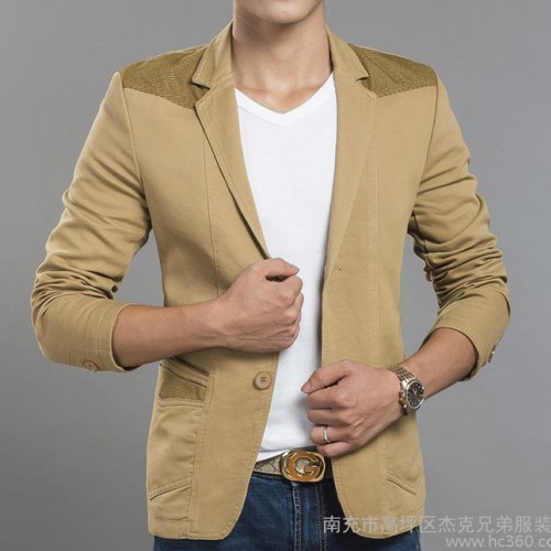 韩版男小西装 时尚男西服 男休闲品牌西装 男士修身长袖小西装图2