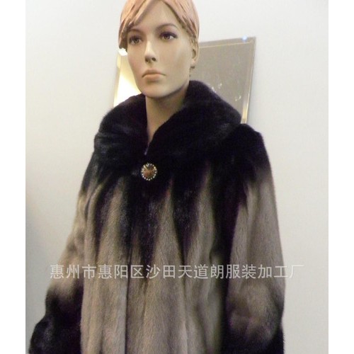长款女士皮衣皮草大衣  女士裘皮大衣 女貂皮大衣 262图1