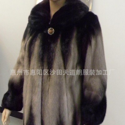长款女士皮衣皮草大衣  女士裘皮大衣 女貂皮大衣 262