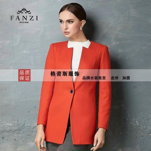 供应30-50岁女装品牌梵姿大衣秋冬大衣外套羽绒服批发图8