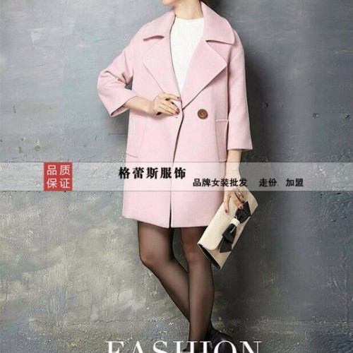 供应30-50岁女装品牌梵姿大衣秋冬大衣外套羽绒服批发图4