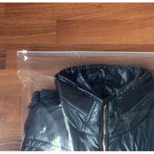 羽绒服棉服大衣包装袋 西装透明拉链袋 套装pe塑料自封袋 40*50图2