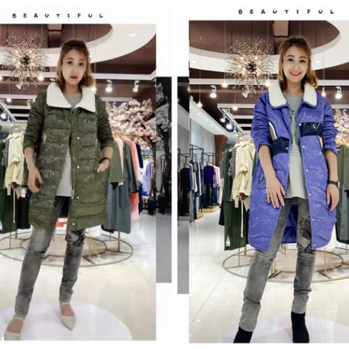埃文2019新款品牌折扣冬季女装羽绒服批发走份图4