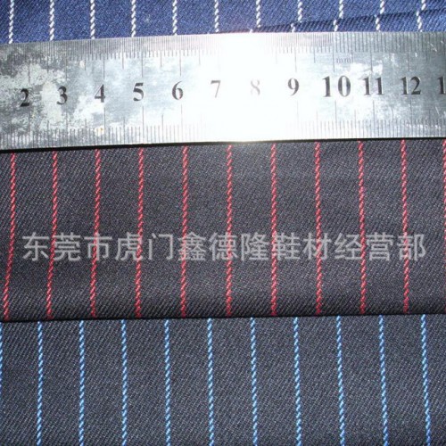 GB4034 西装TR条纹呢 ;精纺西装呢料 色织条斜纹呢图2