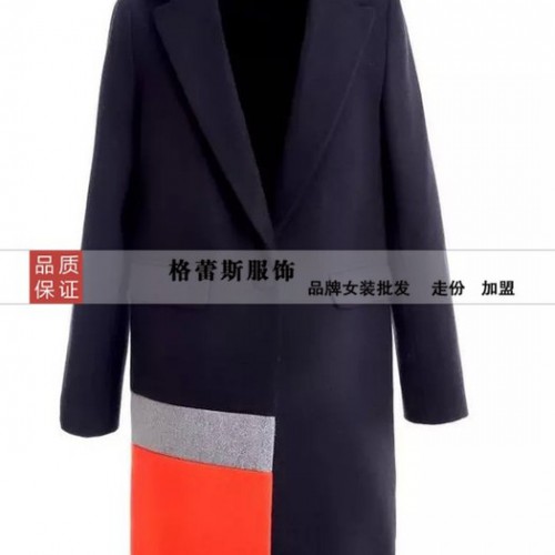 供应一线知名畅销品牌欧时力女式风衣/大衣/羽绒服折扣批发、原单图3