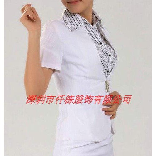 供应深圳厂家女制服西装、衬衫等订做.2016新款衬衫供定制图2