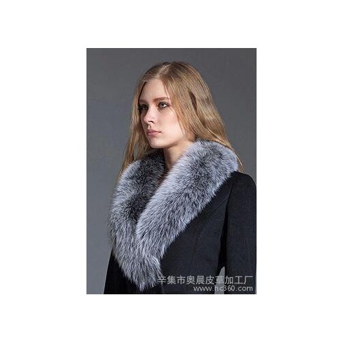 皮草服装毛领  羊绒毛领  皮衣毛领  上衣毛领图2