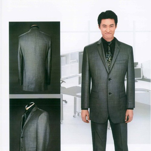 供应上海定做工作服 定制西装 保安服图2