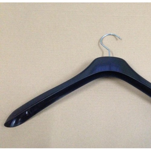 【2015厂家直供】品牌男士西服衣架| 黑色塑料西装衣架图2
