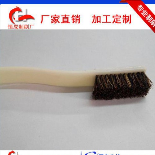 猪鬃核桃刷/皮衣上油毛刷/金刚毛刷/菩提毛刷/古玩毛刷图3