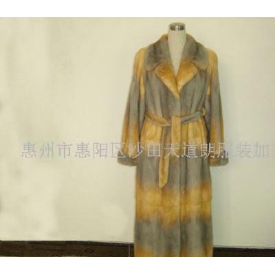 长款时尚貂皮大衣 皮草外套 皮草服装 皮草皮衣 0912