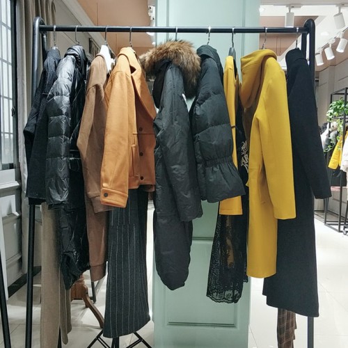 迪丝雅秋冬羽绒服大衣女装品牌尾货剪标专柜特价清仓折扣走份图6