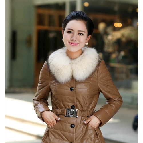 供应皮衣羽绒服1255皮革服装图2