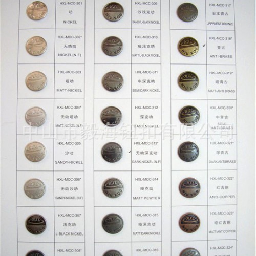 **】新款欧洲款环保青铜色双面四合扣 羽绒服金属扣子图3