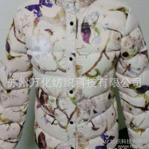羽绒服面料专业印花尼龙冷转移印花加工尼龙印花面龙数码印花图2