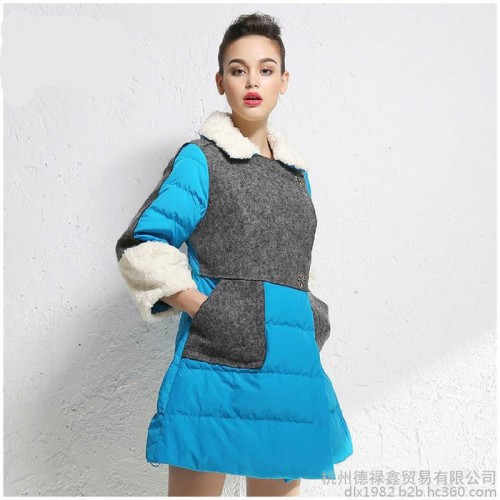 德禄鑫 维伊2014冬季香港时尚羽绒服品牌折扣女装尾货批发图6