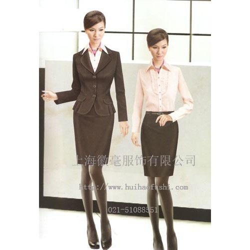 供应上海西服西装,职业装工作服,文员职业装图1
