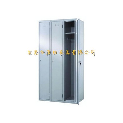 供应康胜员工宿舍衣柜-设计周到-4门员工铁皮衣柜图3