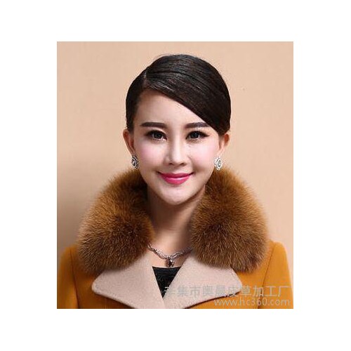 **毛毛领 皮草服装毛领 **毛领批发 皮衣毛领 奥晨皮草批发图3