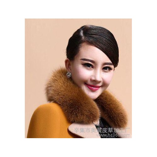 **毛毛领 皮草服装毛领 **毛领批发 皮衣毛领 奥晨皮草批发